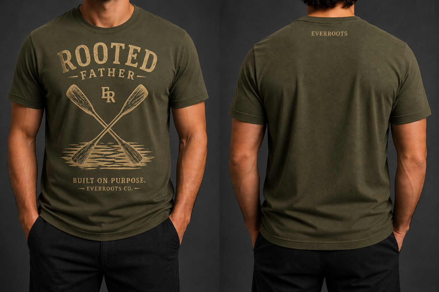 Rooted Father Oars Tee