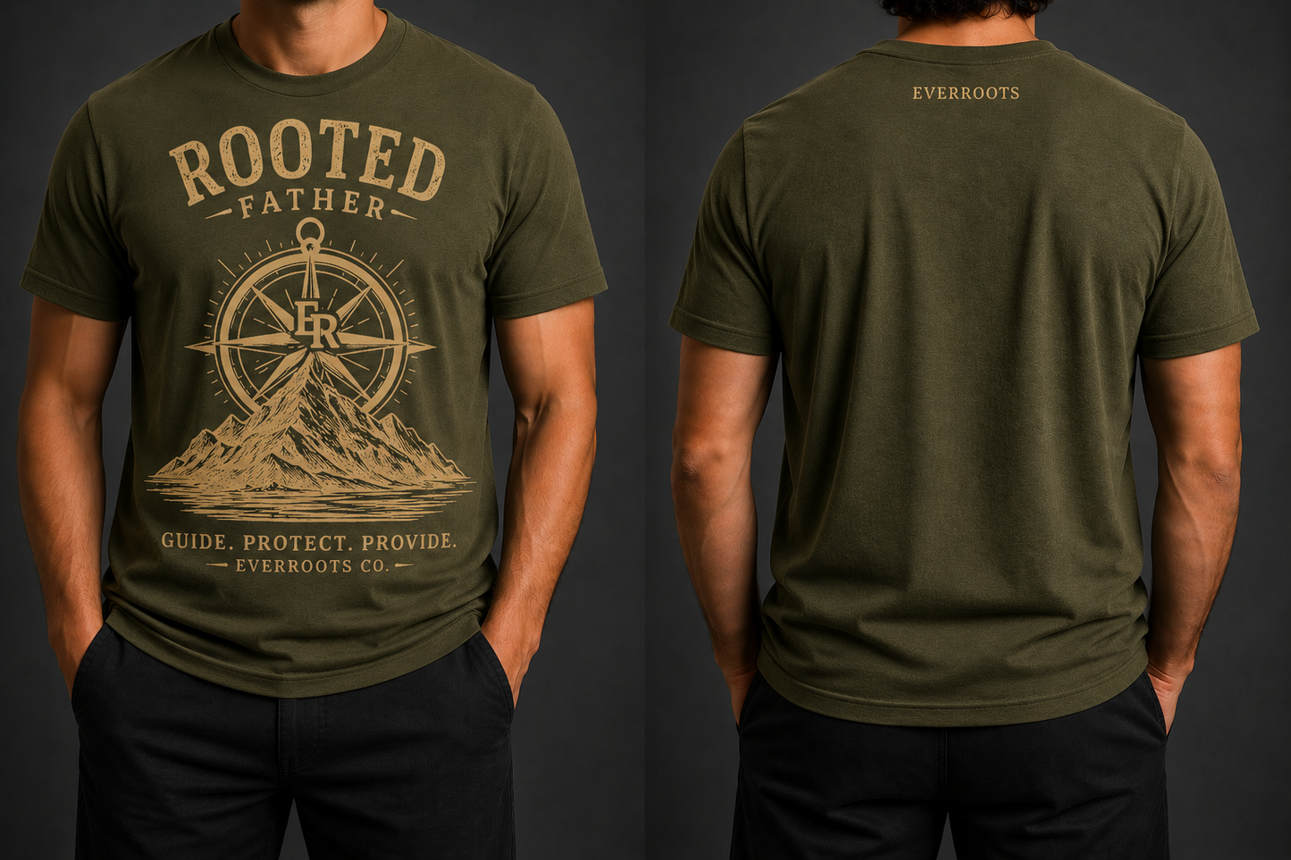 Rooted Father Compass Tee
